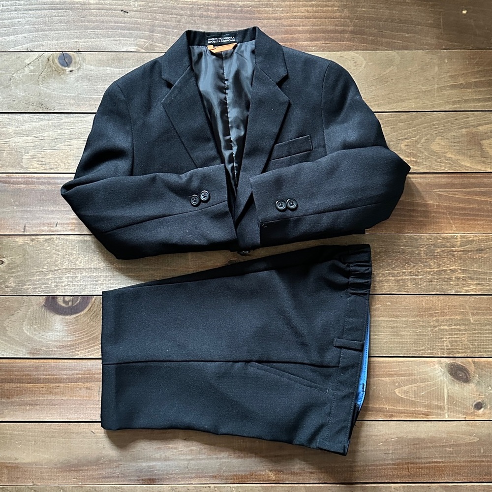 Black Blazer and Pant Suit Set